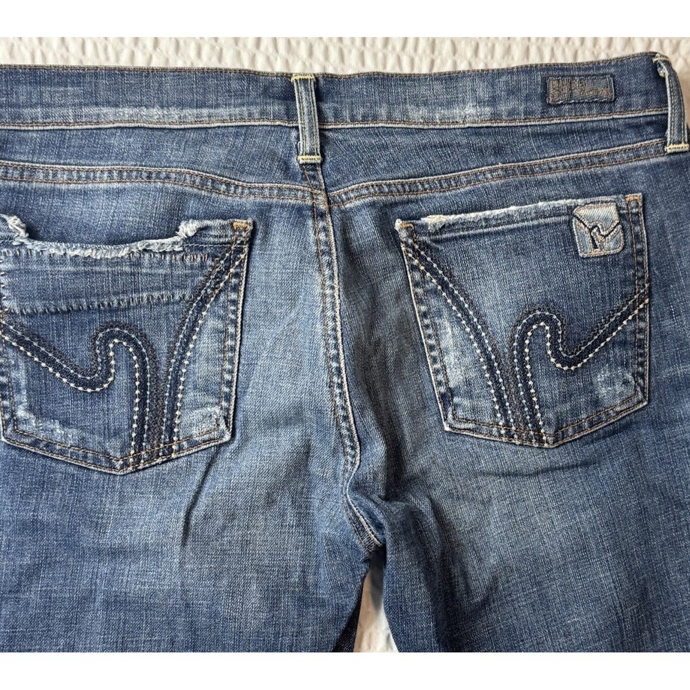 Citizens of Humanity Boho #111 Women's Sz 31 Low Rise Bootcut Med Wash Jeans USA - Picture 12 of 16